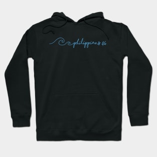 Philippians 4:6 Waves Bible Verse Hoodie